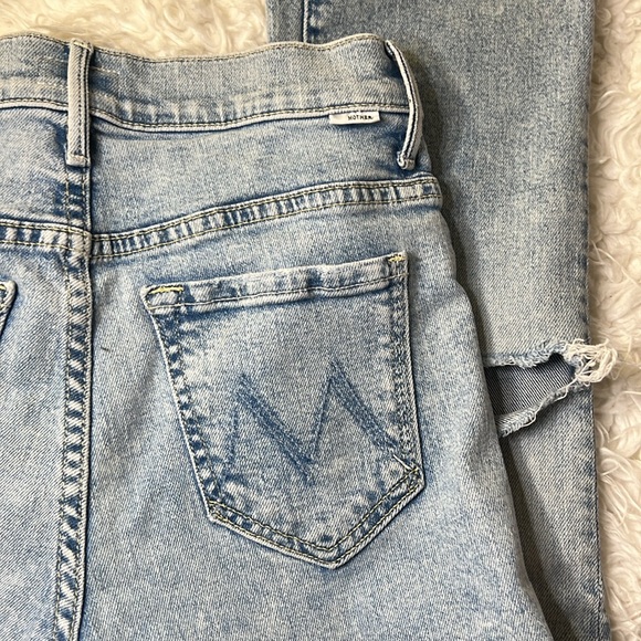 Mother The Insider Crop Step Chew jeans size 25 - Picture 9 of 10